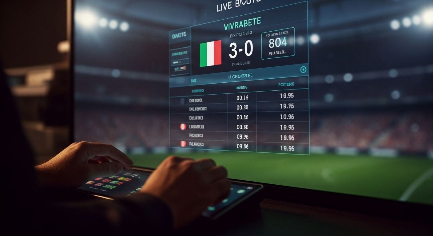 Funzionalità delle scommesse live bet slip