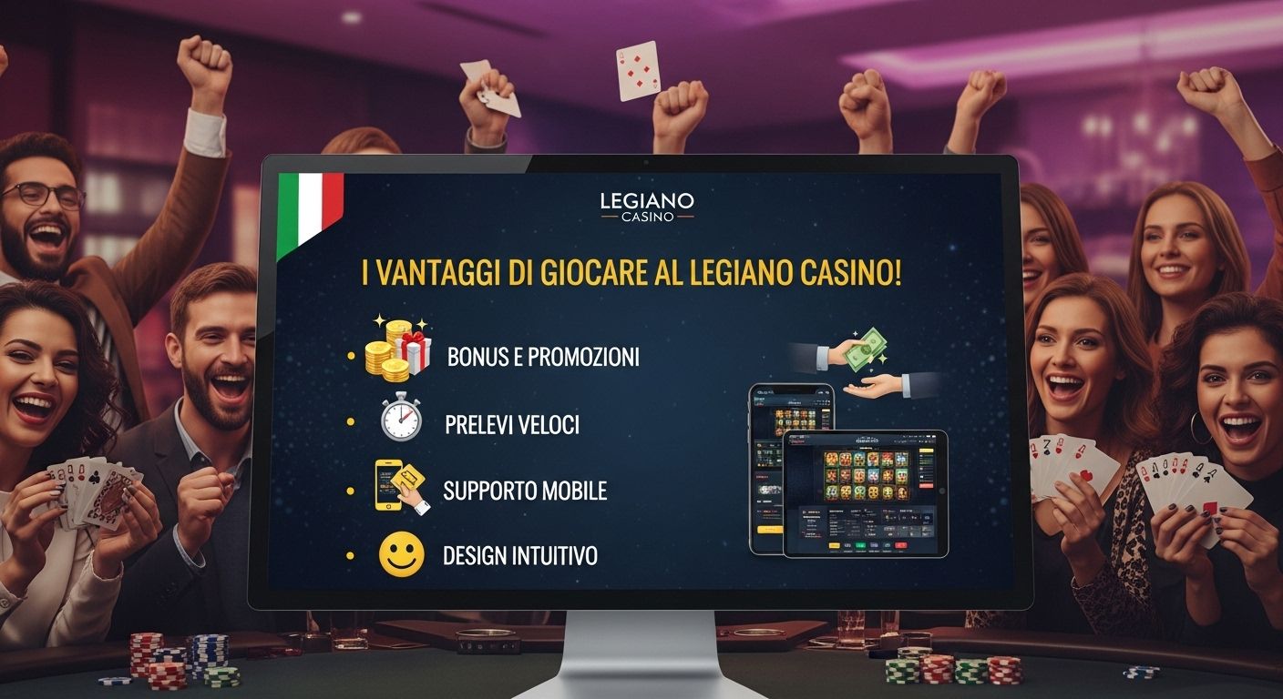 Vantaggi di giocare qui legiano casino online