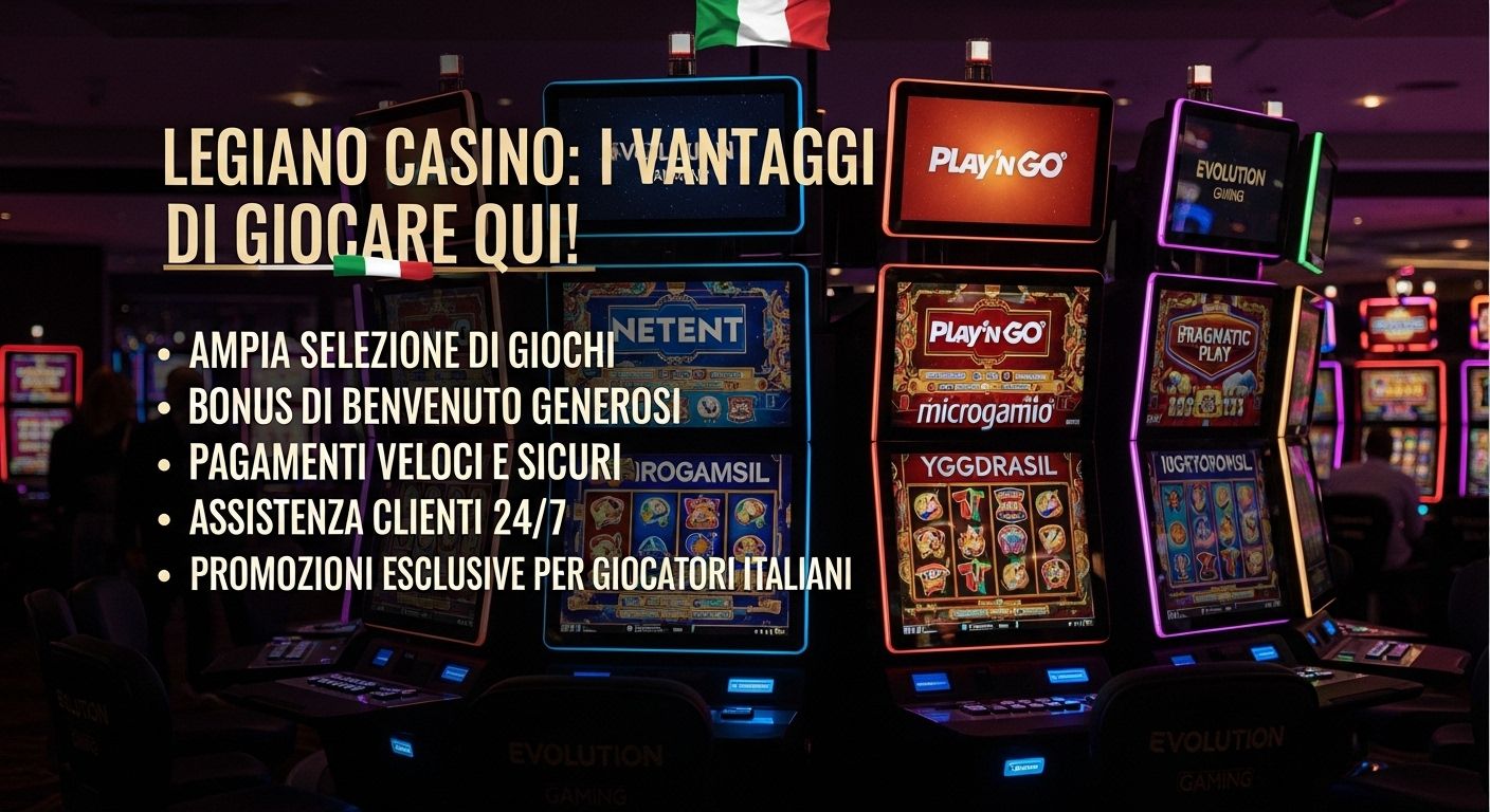 Fornitori di giochi e software legiano casino mobile app